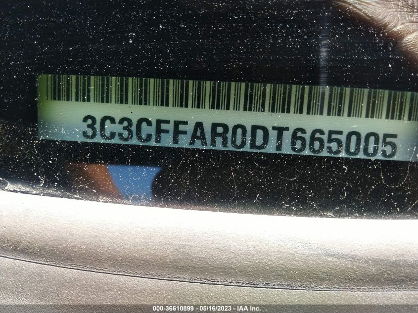 2013 FIAT 500 POP - 3C3CFFAR0DT665005