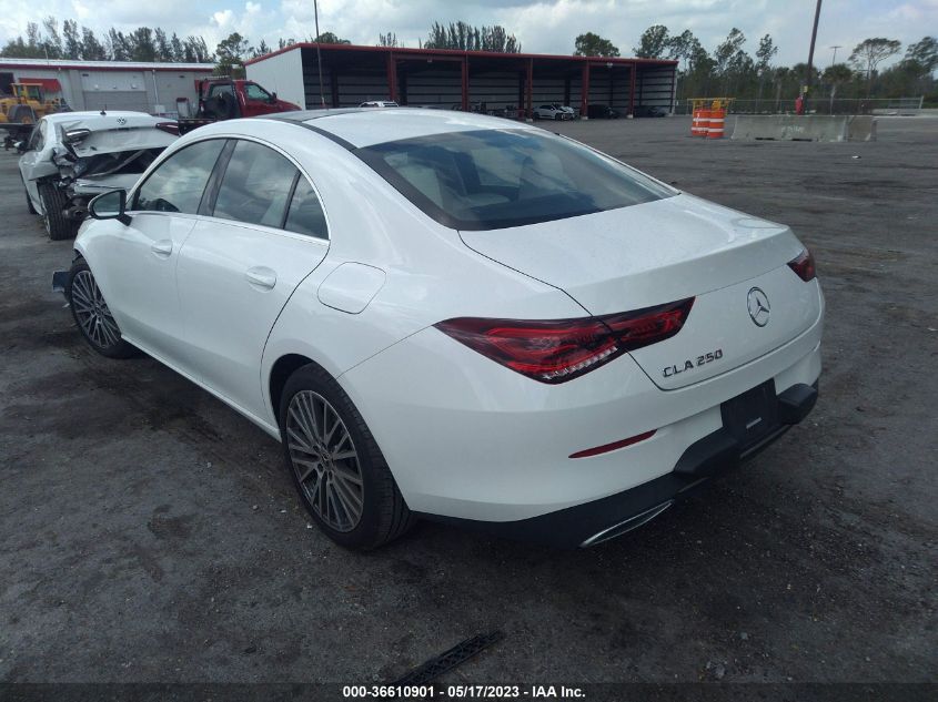2020 MERCEDES-BENZ CLA CLA 250 - WDD5J4GBXLN042318