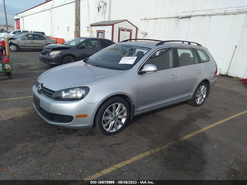 2013 VOLKSWAGEN JETTA SPORTWAGEN TDI W/SUNROOF - 3VWPL7AJ2DM663592