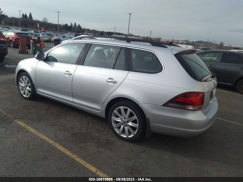 2013 VOLKSWAGEN JETTA SPORTWAGEN TDI W/SUNROOF - 3VWPL7AJ2DM663592