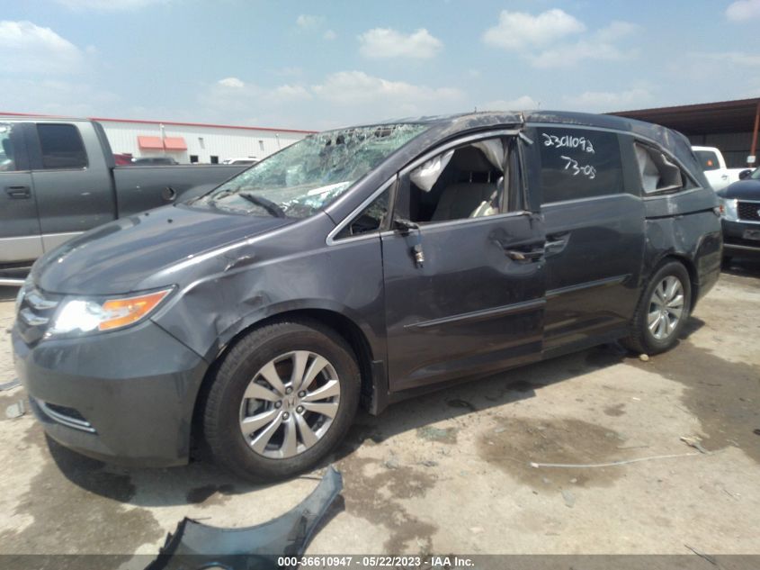 2016 HONDA ODYSSEY EX-L - 5FNRL5H60GB134152