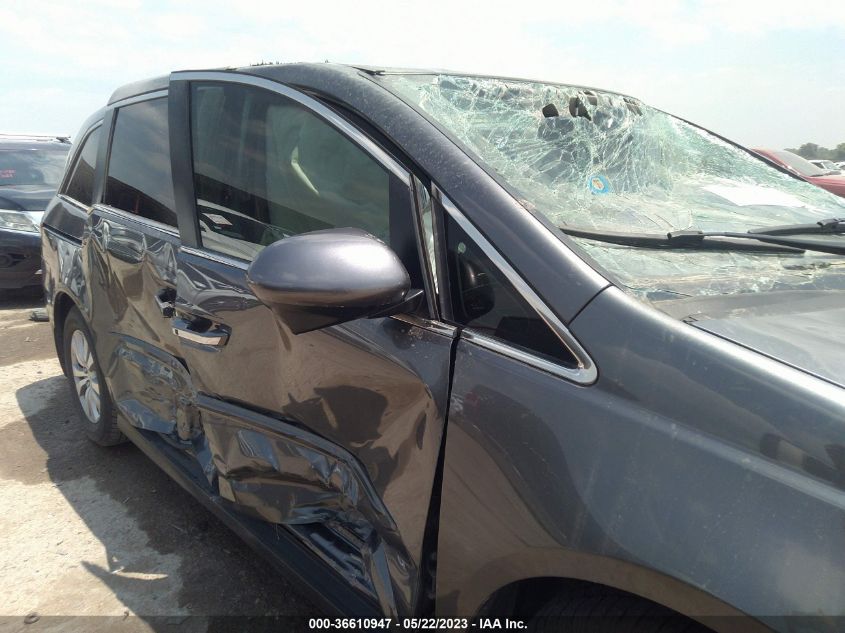 2016 HONDA ODYSSEY EX-L - 5FNRL5H60GB134152