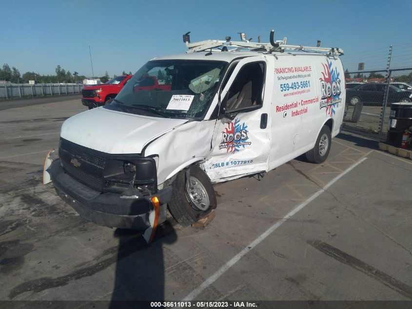 2014 CHEVROLET EXPRESS CARGO VAN - 1GCWGFCA5E1914405