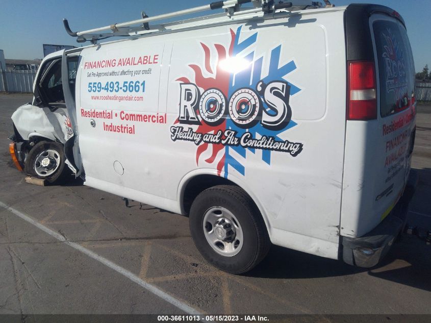 2014 CHEVROLET EXPRESS CARGO VAN - 1GCWGFCA5E1914405