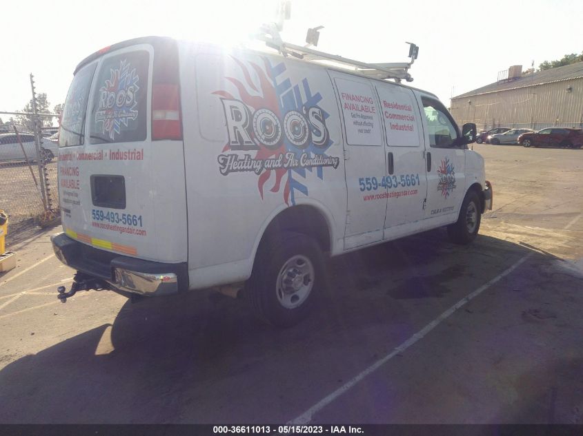2014 CHEVROLET EXPRESS CARGO VAN - 1GCWGFCA5E1914405
