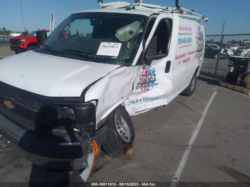 2014 CHEVROLET EXPRESS CARGO VAN - 1GCWGFCA5E1914405