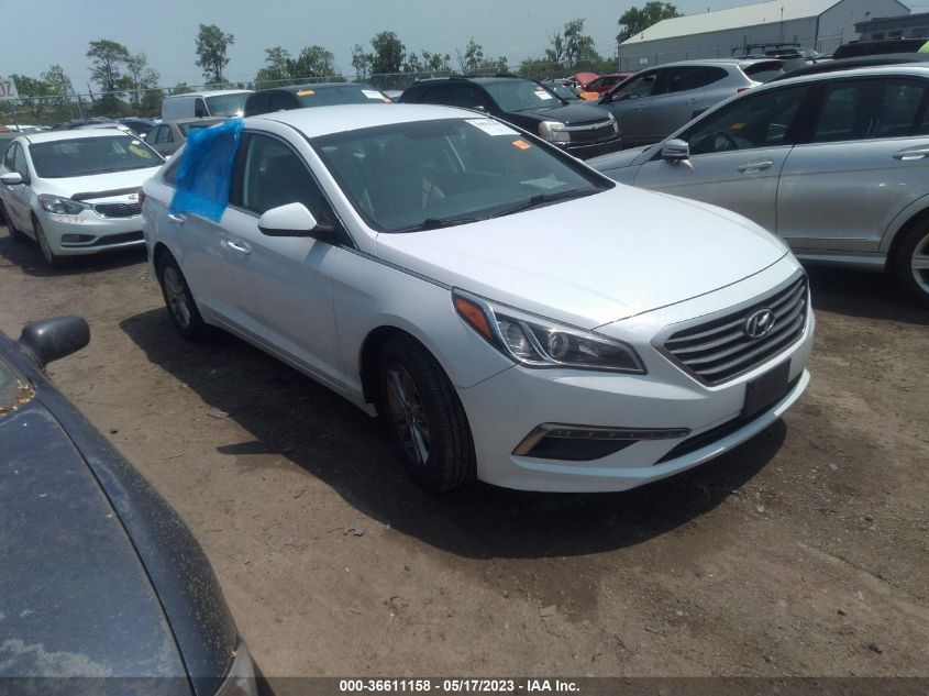 2015 HYUNDAI SONATA 2.4L SE - 5NPE24AF8FH108890