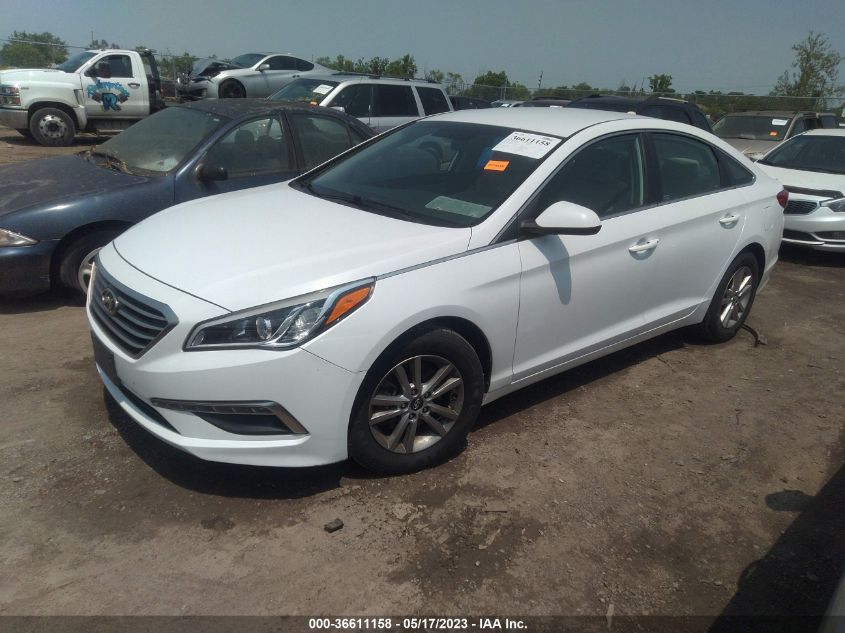 2015 HYUNDAI SONATA 2.4L SE - 5NPE24AF8FH108890