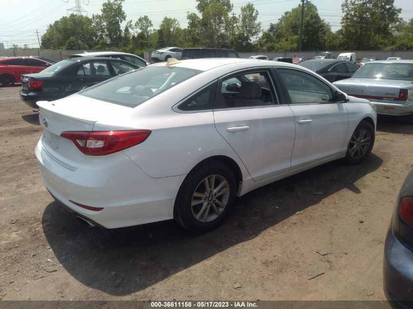 2015 HYUNDAI SONATA 2.4L SE - 5NPE24AF8FH108890