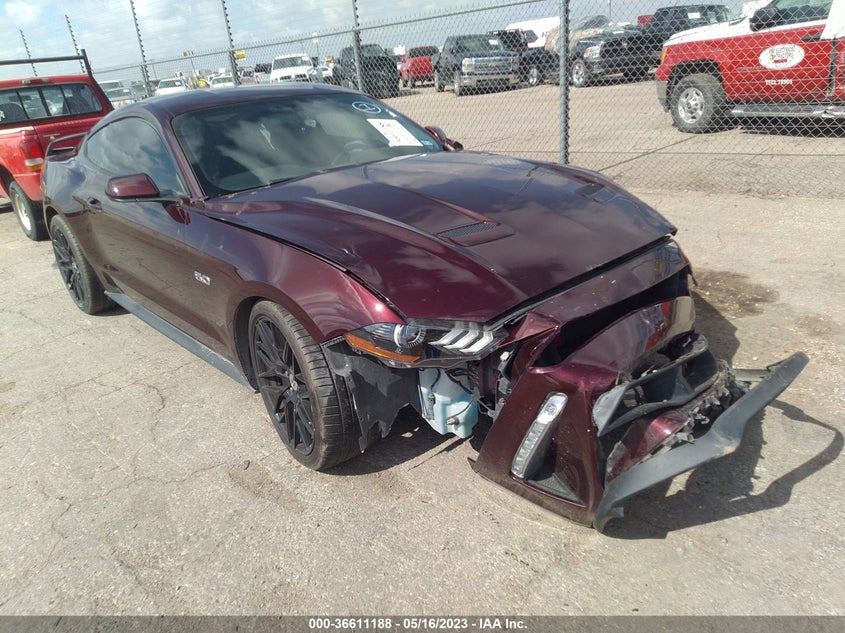 VIN 1FA6P8CF6J5129553 2018 FORD MUSTANG GT