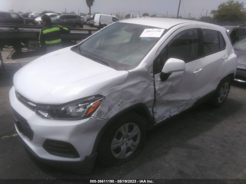 2019 CHEVROLET TRAX LS - 3GNCJKSB6KL132844