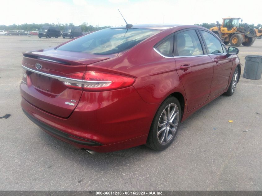 2017 FORD FUSION SE - 3FA6P0HD3HR332741