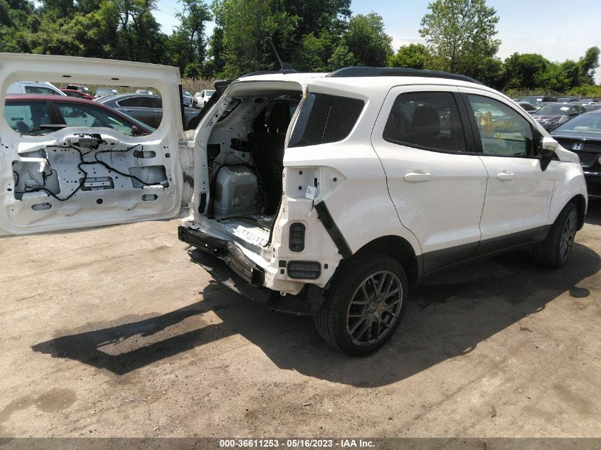 2018 FORD ECOSPORT SE - MAJ6P1UL7JC204929