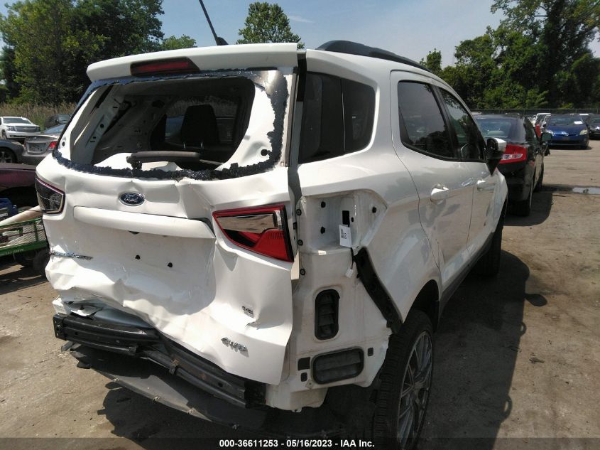 2018 FORD ECOSPORT SE - MAJ6P1UL7JC204929