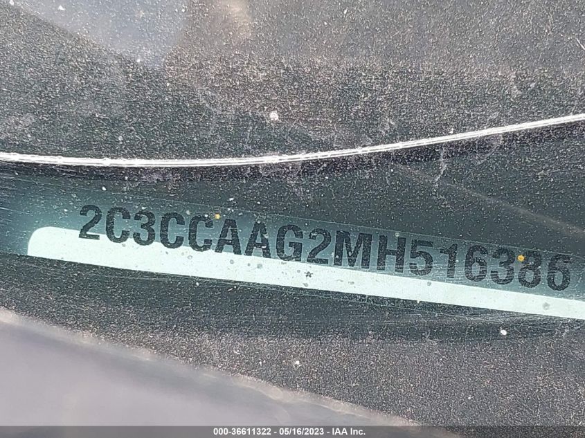 2021 CHRYSLER 300 TOURING - 2C3CCAAG2MH516386