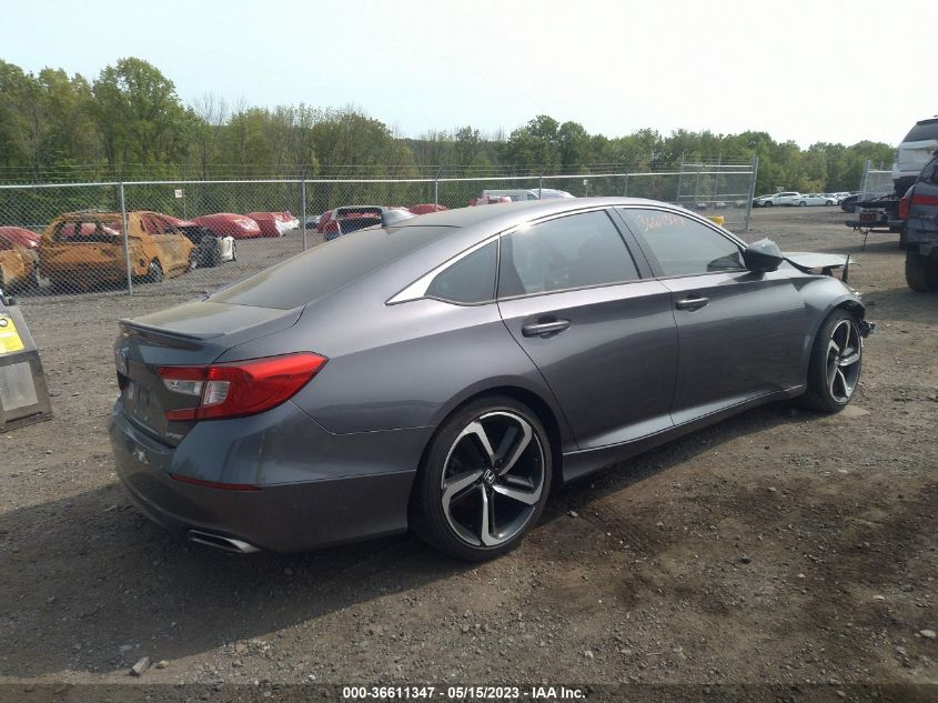 2020 HONDA ACCORD SEDAN SPORT - 1HGCV1F31LA128639