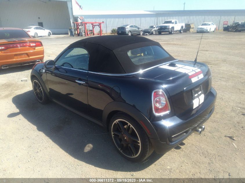 2013 MINI COOPER ROADSTER S WMWSY3C50DT593502