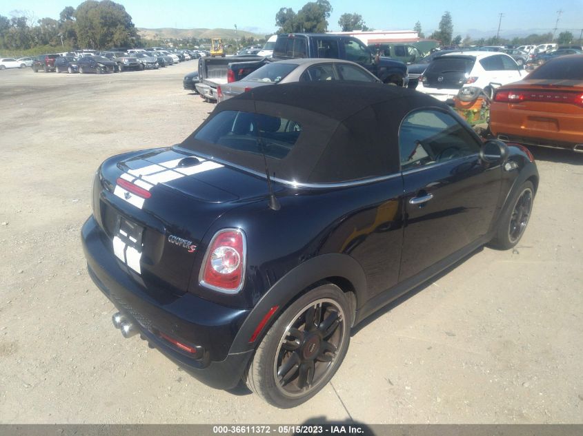 2013 MINI COOPER ROADSTER S WMWSY3C50DT593502