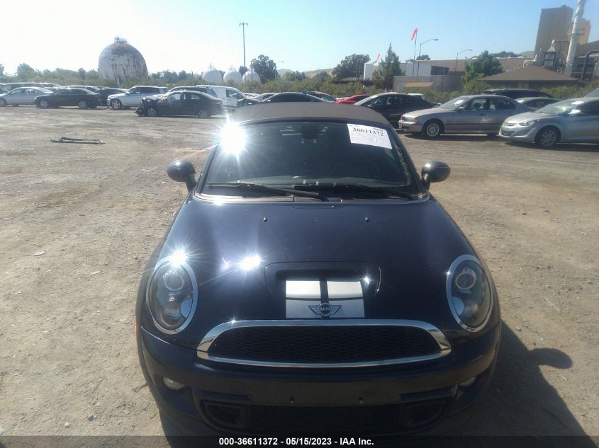 2013 MINI COOPER ROADSTER S WMWSY3C50DT593502