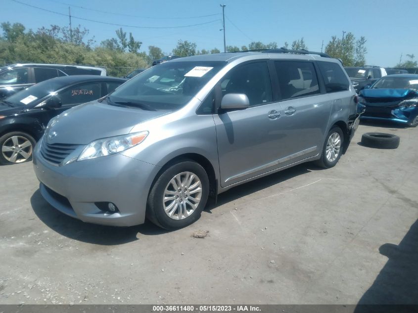 2017 TOYOTA SIENNA XLE AUTO ACCESS - 5TDYZ3DC0HS830419