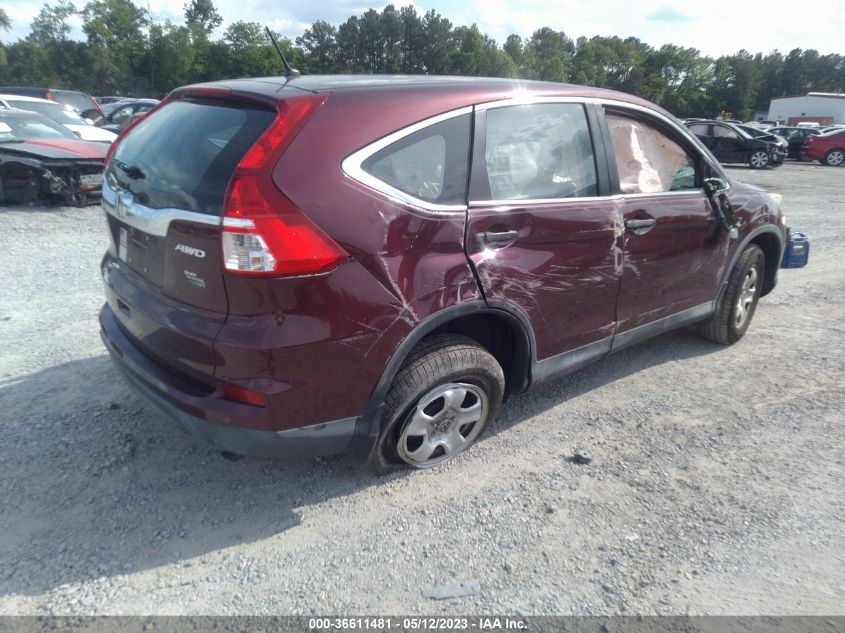 2015 HONDA CR-V LX - 2HKRM4H33FH613498