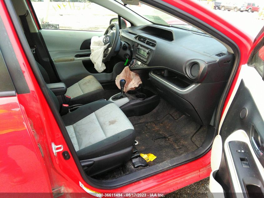 2014 TOYOTA PRIUS C ONE/THREE/TWO/FOUR - JTDKDTB39E1565788