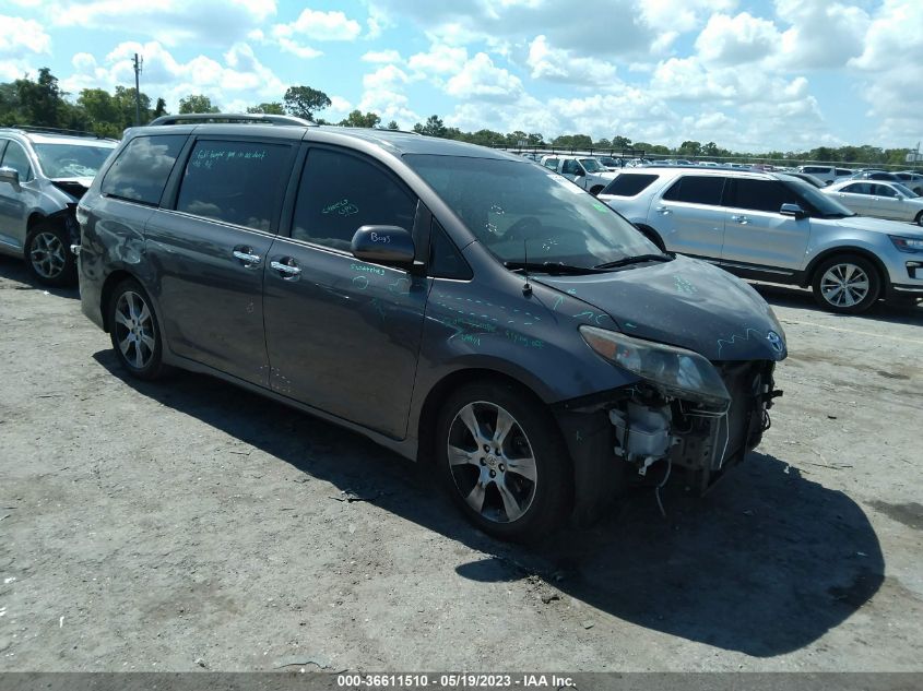 2013 TOYOTA SIENNA SE - 5TDXK3DC0DS324602