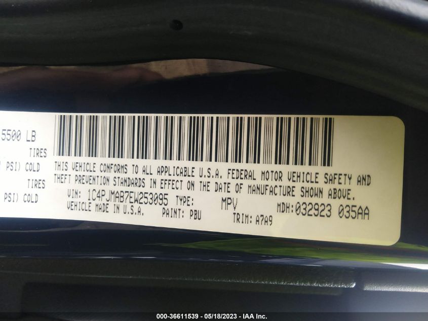 2014 JEEP CHEROKEE SPORT - 1C4PJMAB7EW253095