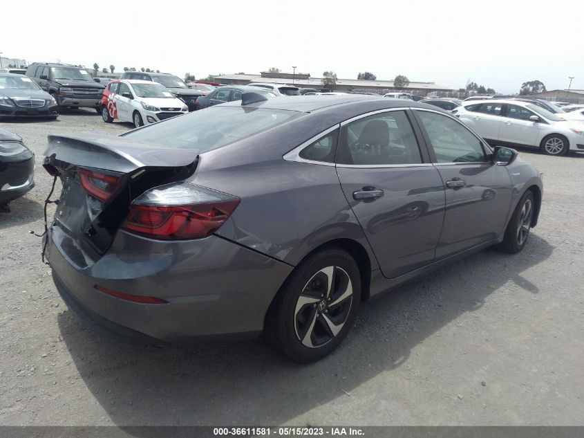 2022 HONDA INSIGHT EX 19XZE4F50NE006382
