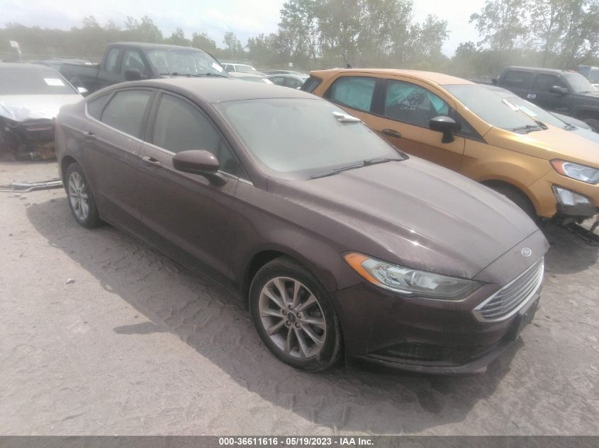 2017 FORD FUSION SE - 3FA6P0H75HR394328