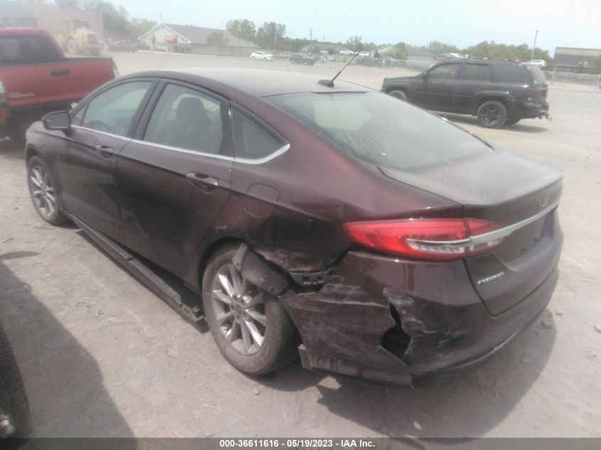 2017 FORD FUSION SE - 3FA6P0H75HR394328