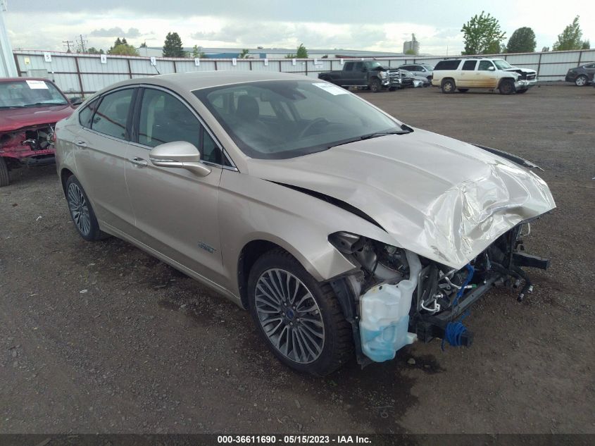 2018 FORD FUSION ENERGI SE - 3FA6P0PU9JR110549
