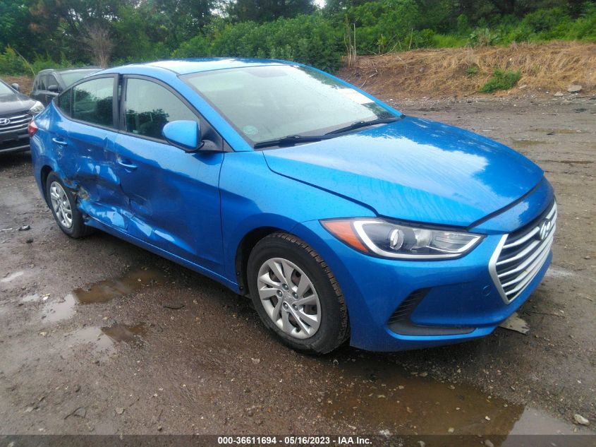 2017 HYUNDAI ELANTRA SE - KMHD74LFXHU370750