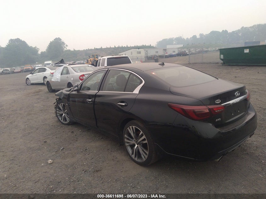 VIN JN1EV7AR3JM434715 2018 INFINITI Q50 3.0T SPORT