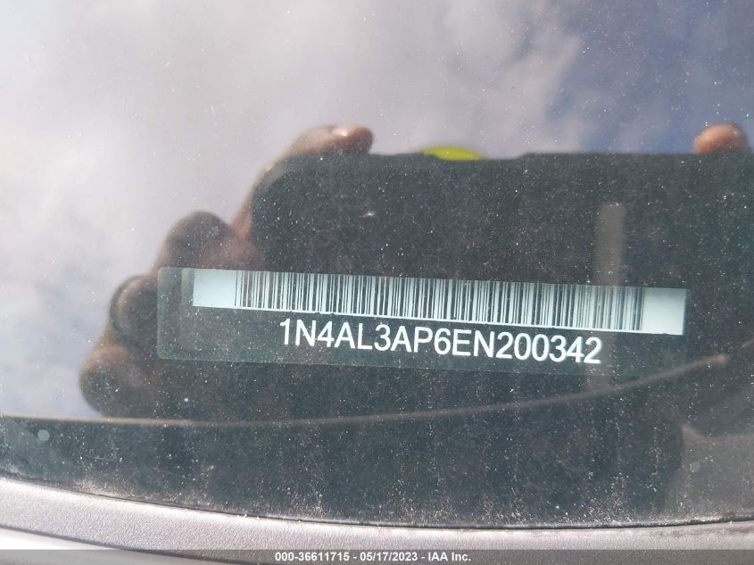 2014 NISSAN ALTIMA 2.5 SV - 1N4AL3AP6EN200342