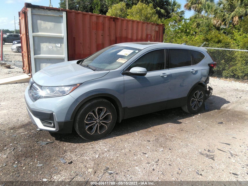 VIN 7FARW1H50NE017552 2022 HONDA CR-V EX