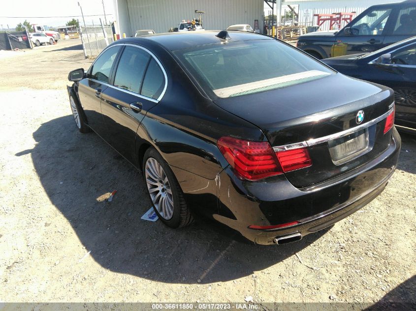 2013 BMW 7 SERIES 750I - WBAYA8C54DC996409
