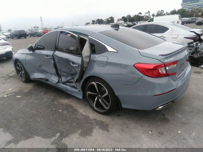 2021 HONDA ACCORD SEDAN SPORT SE - 1HGCV1F45MA118318