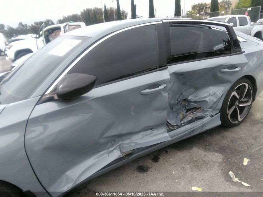 2021 HONDA ACCORD SEDAN SPORT SE - 1HGCV1F45MA118318