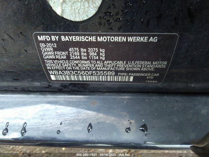 2013 BMW 3 SERIES 328I XDRIVE - WBA3B3C56DF535589