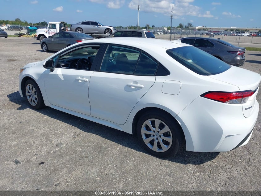 VIN 5YFEPRAE4LP076296 2020 TOYOTA COROLLA LE