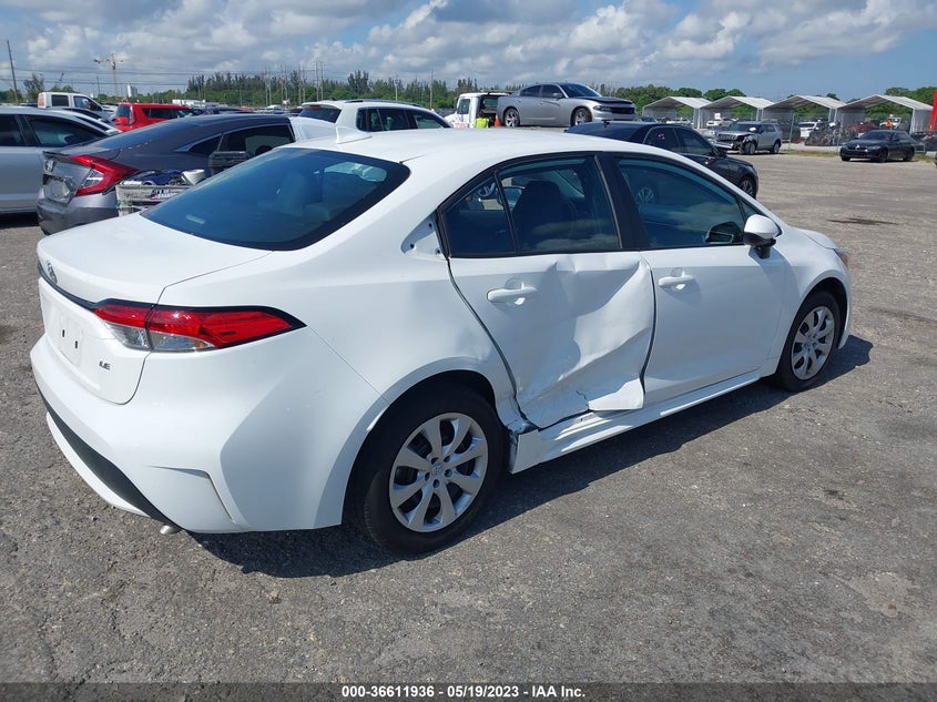 VIN 5YFEPRAE4LP076296 2020 TOYOTA COROLLA LE