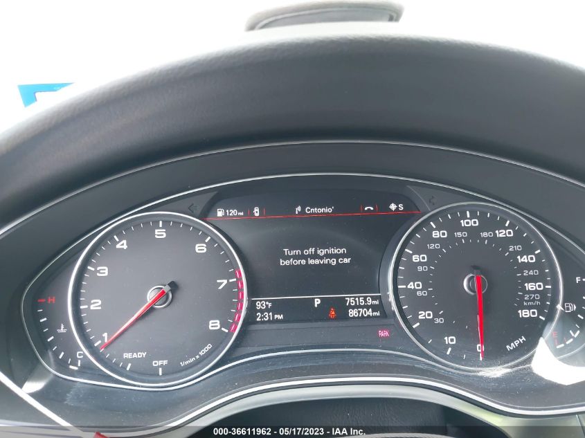 2016 AUDI A6 2.0T PREMIUM PLUS - WAUGFAFCXGN145805