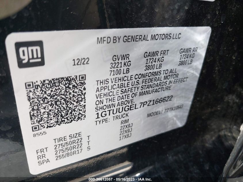 2023 GMC SIERRA 1500 DENALI - 1GTUUGEL7PZ166622