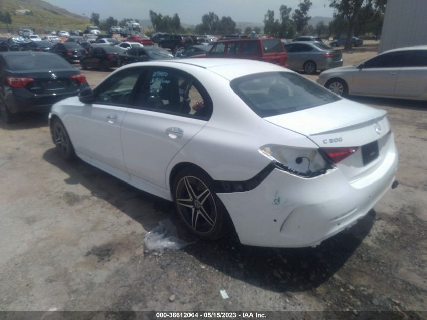 2022 MERCEDES-BENZ C-CLASS C 300 - W1KAF4GB9NR016532