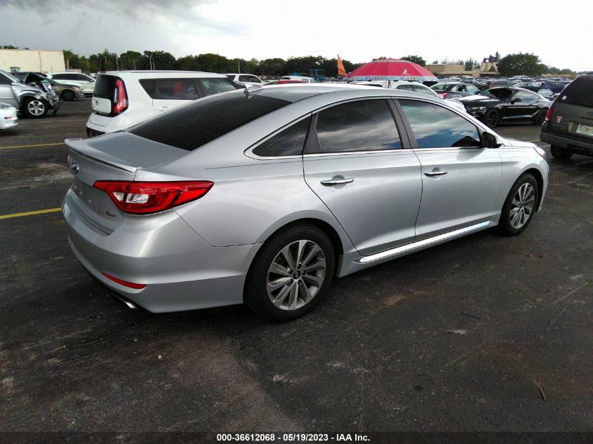 2017 HYUNDAI SONATA SPORT - 5NPE34AF5HH523696