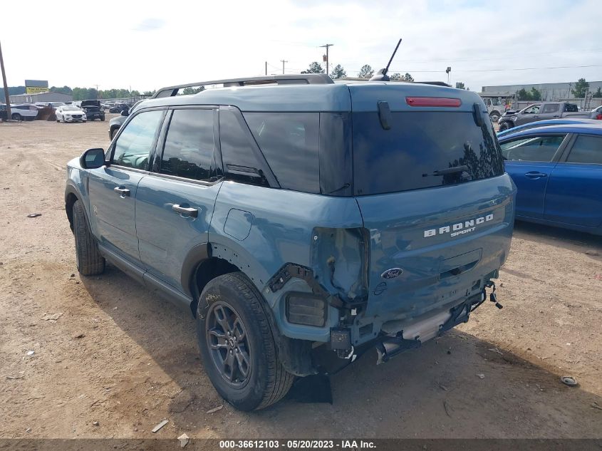 2021 FORD BRONCO SPORT BIG BEND - 3FMCR9B63MRA71431