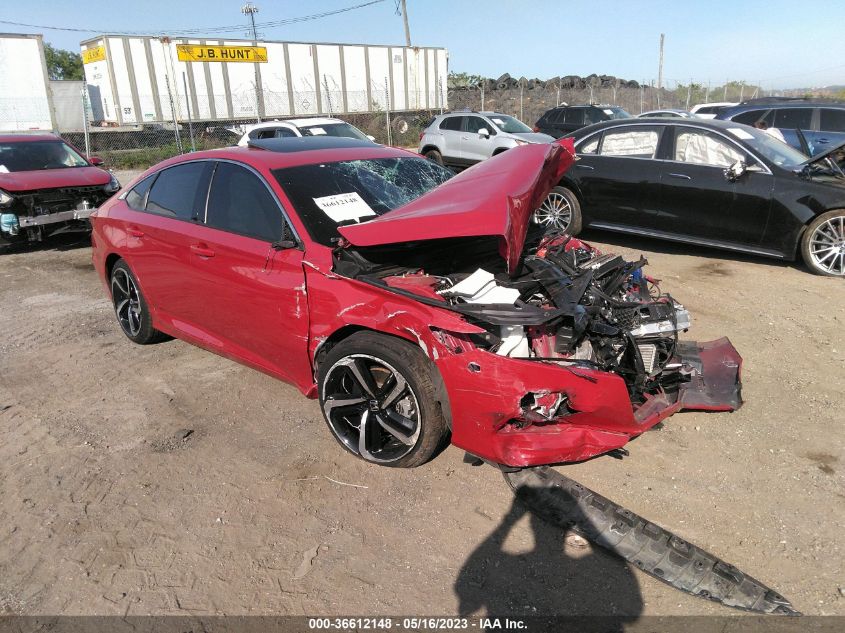 2021 HONDA ACCORD SEDAN SPORT - 1HGCV2F37MA021909