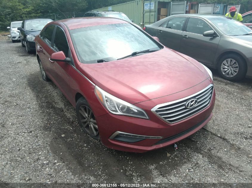 2015 HYUNDAI SONATA 2.4L SE - 5NPE24AFXFH005969