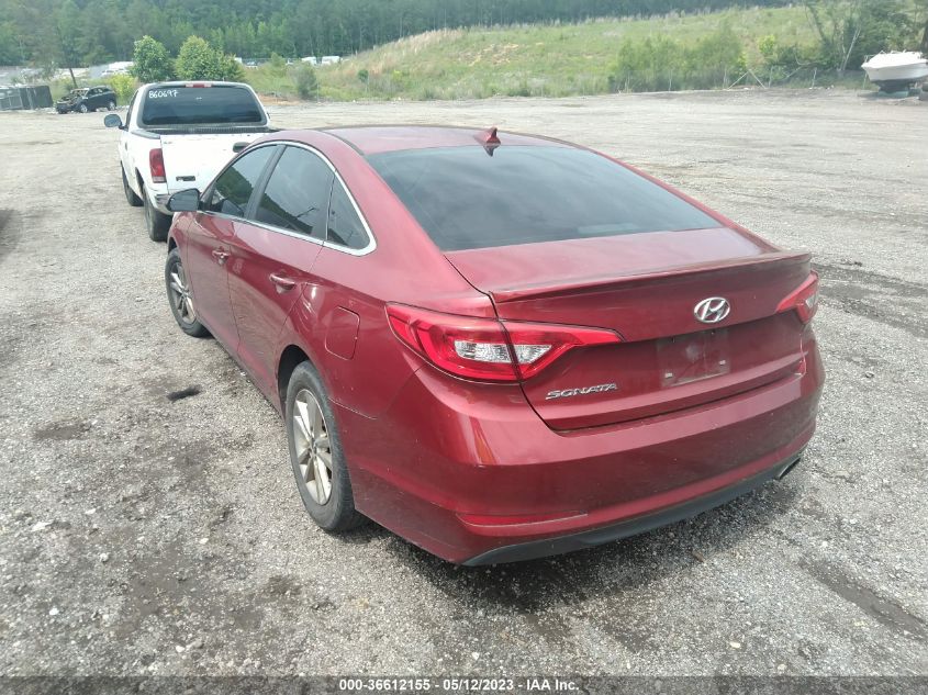 2015 HYUNDAI SONATA 2.4L SE - 5NPE24AFXFH005969